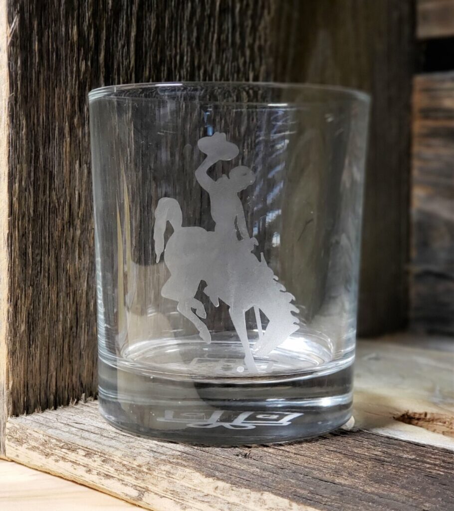 University of Wyoming Whiskey Glass - Shop Wyoming