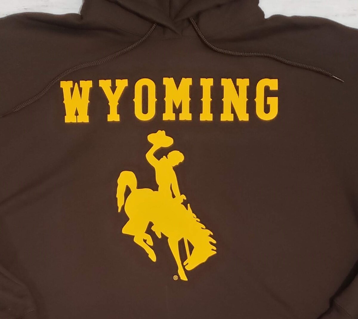 Wyoming Cowboys Traditional Hoodie - Gold