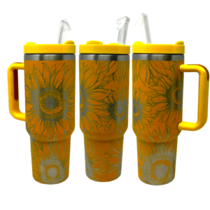 Shop Wyoming 40 oz Sunflower Stanley Dupe Tumbler