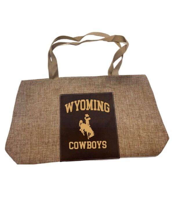 Shop Wyoming Wyoming Cowboys Burlap Carry All Bag