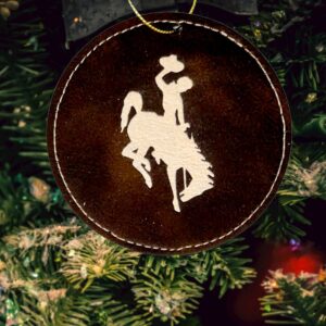 Shop Wyoming Steamboat Leather Ornament