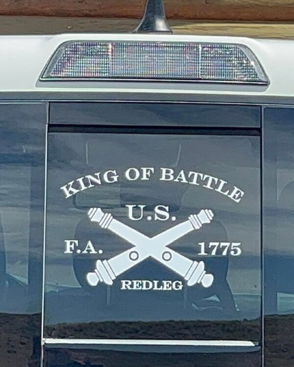 Shop Wyoming King of Battle Window Decal