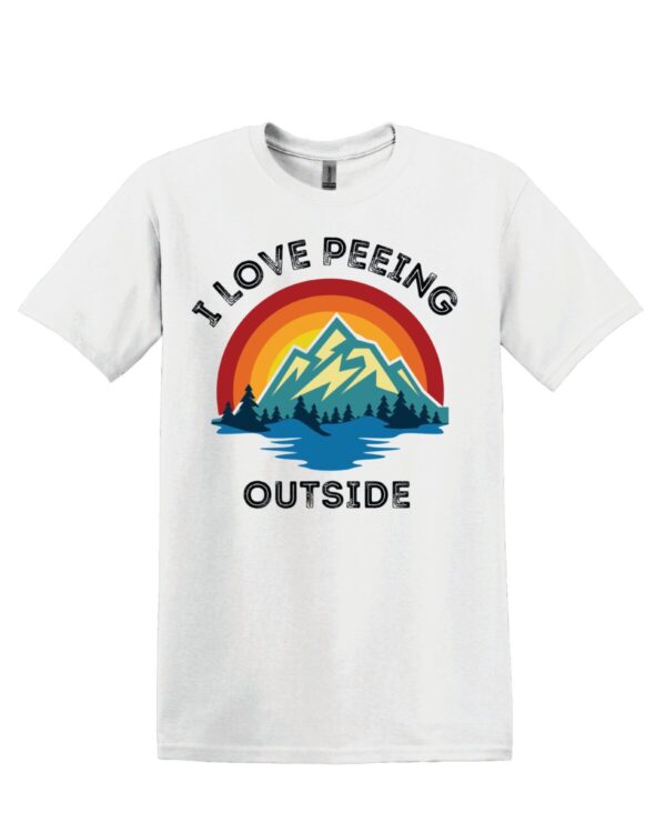 Shop Wyoming I love Peeing Outside Shirt