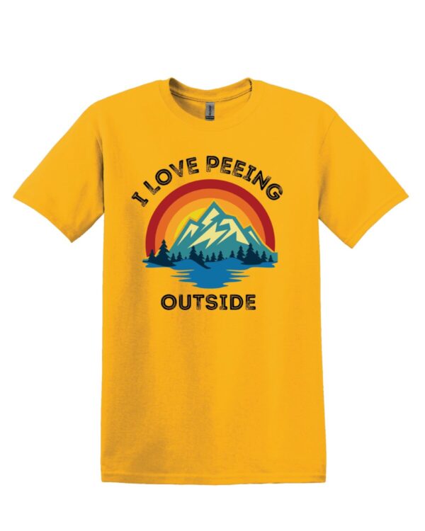 Shop Wyoming I love Peeing Outside Shirt