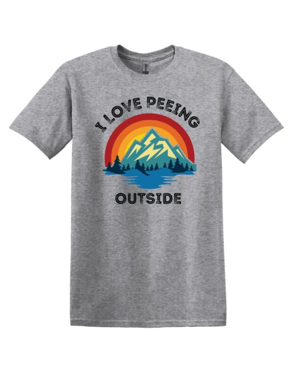 Shop Wyoming I love Peeing Outside Shirt