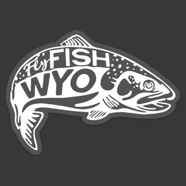 Shop Wyoming Fish Jump Sticker