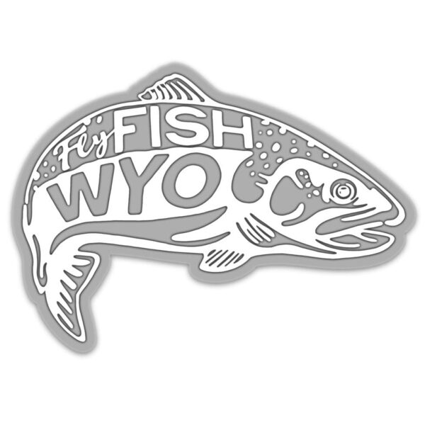 Shop Wyoming Fish Jump Sticker