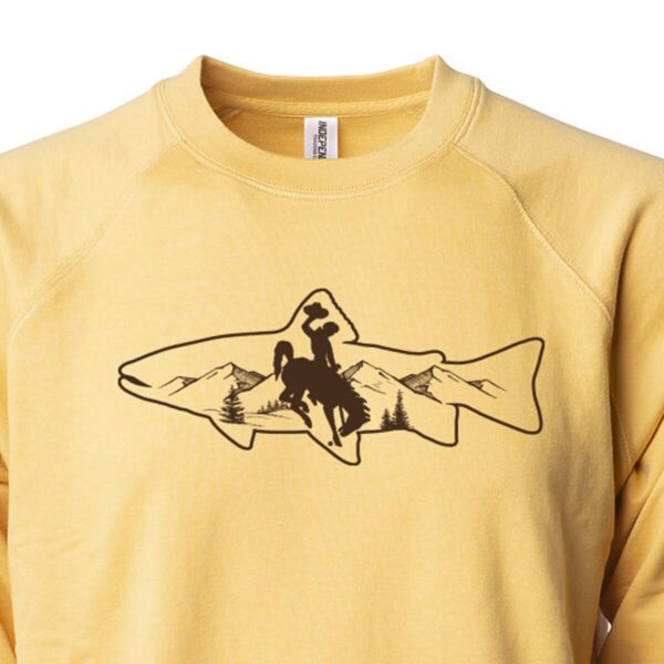 Shop Wyoming Wyoming Trout Crewneck Sweatshirt