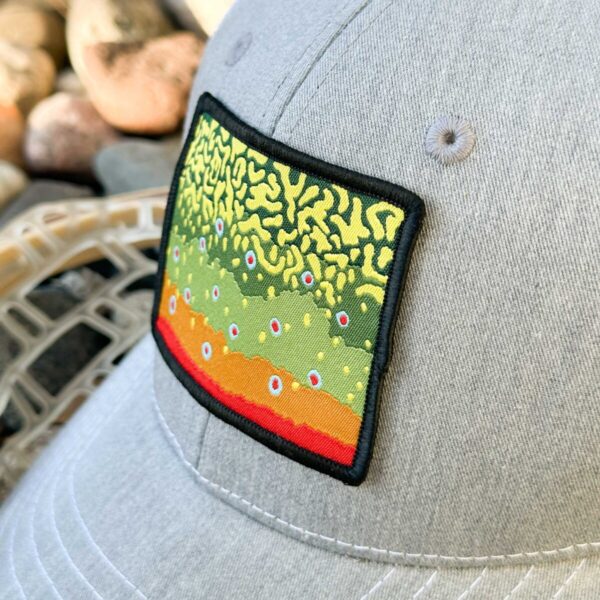 Shop Wyoming Youth Trout Pattern Patch Hats