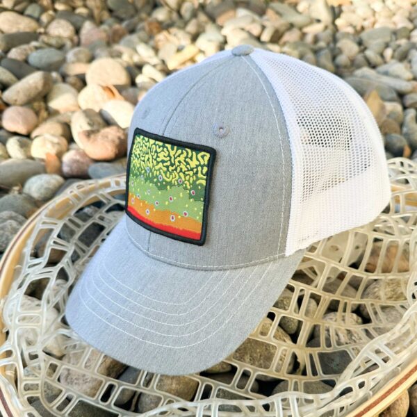 Shop Wyoming Youth Trout Pattern Patch Hats