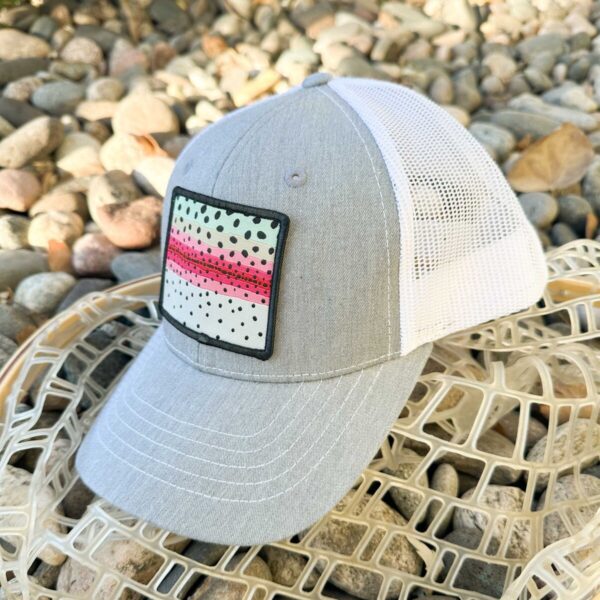 Shop Wyoming Youth Trout Pattern Patch Hats