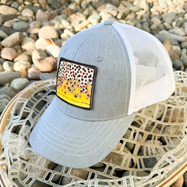 Shop Wyoming Youth Trout Pattern Patch Hats