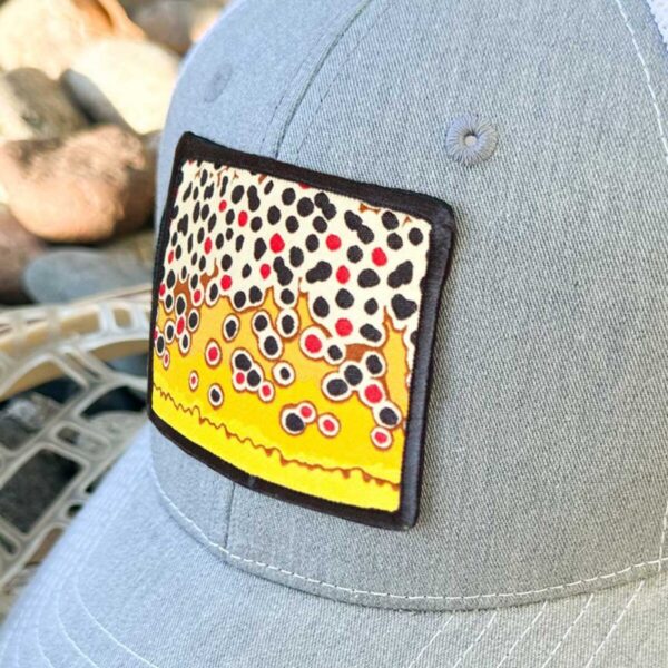 Shop Wyoming Youth Trout Pattern Patch Hats