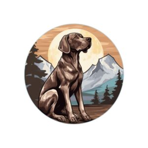 Shop Wyoming GSP Mountain Sticker