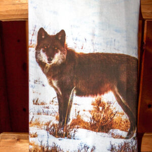 Shop Wyoming LONE WOLF FLOUR SACK TOWEL