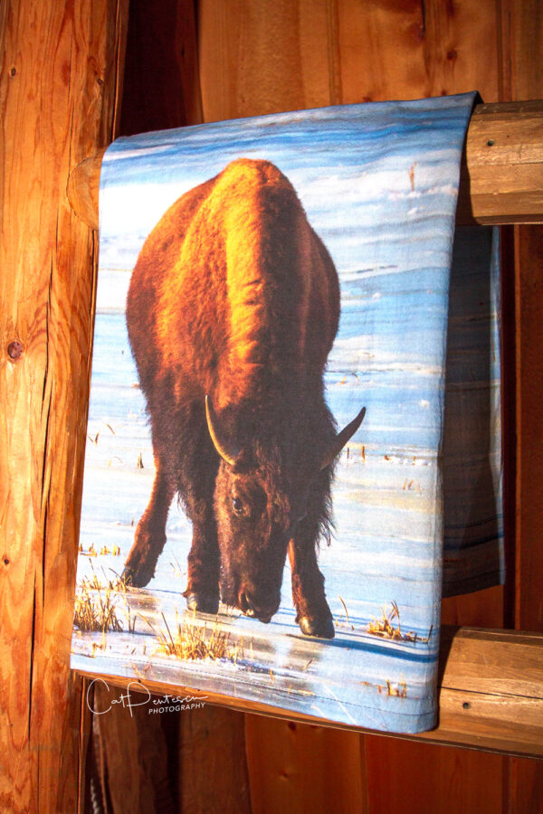 Shop Wyoming WITH ICE – BUFFALO FLOUR SACK TOWEL