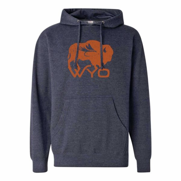 Shop Wyoming Bison Fly Hoodie Sweatshirt