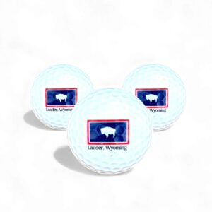 Shop Wyoming Lander, Wyoming Golf Ball Sleeve of 3