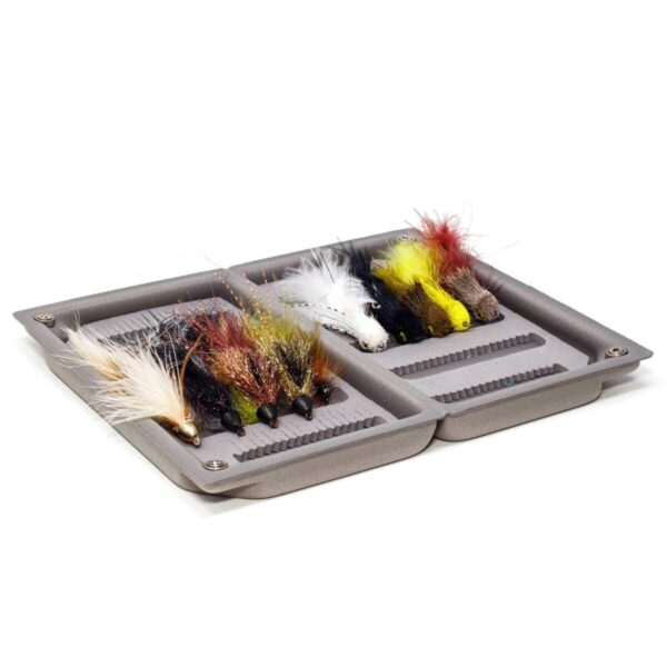 Shop Wyoming JHFLYCO Loaded Foam Fly Box – Assorted Medium Streamer