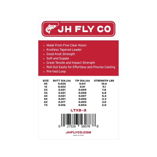 Shop Wyoming JHFLYCO Monofilament Nylon Tapered Leader – 3 Pack