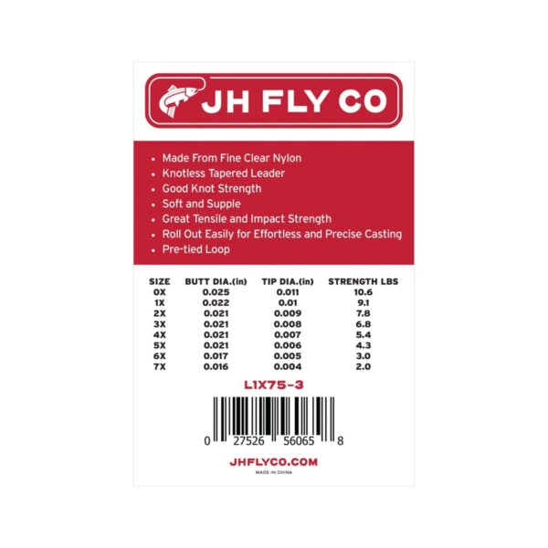 Shop Wyoming JHFLYCO Monofilament Nylon Tapered Leader – 3 Pack