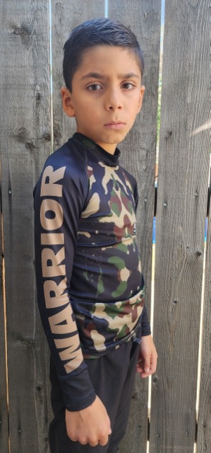 Shop Wyoming Youth Long Sleeve Camo Jiu-Jitsu Rashguard