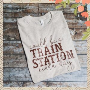 Shop Wyoming Train Station Kind of Day ~Oatmeal Bella