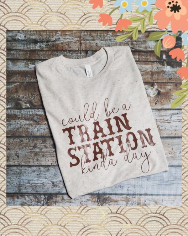 Shop Wyoming Train Station Kind of Day ~Oatmeal Bella