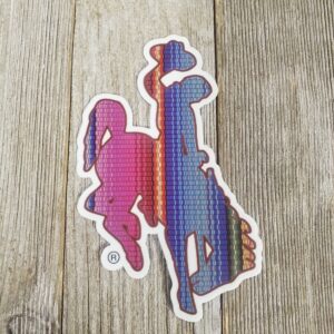 Shop Wyoming Bucking Horse & Rider®️Serape’ Decal*