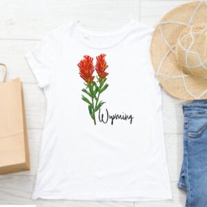 Shop Wyoming Indian Paint Brush Wyoming T-Shirt