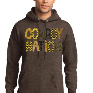 Shop Wyoming Wyoming Cowboy Nation Hoodie