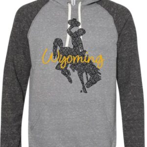 Shop Wyoming Two Tone Wyoming Cwoboys Hoodie