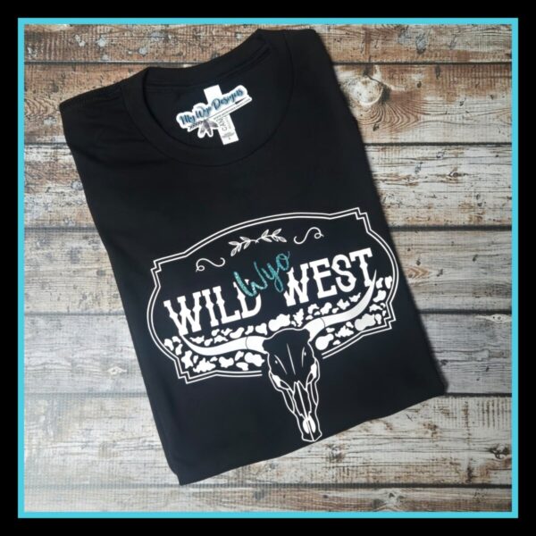 Shop Wyoming Wild WYO West Cowgirl Tee~ Bella