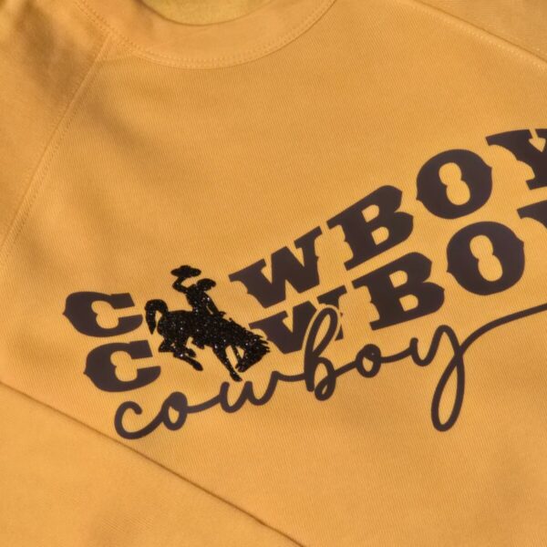 Shop Wyoming Those Cowboys! Bella Fleece Sweatshirt