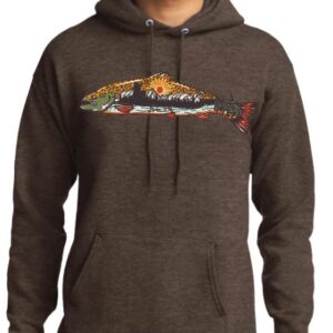 Shop Wyoming Lander, WY Fish scene Hoodie