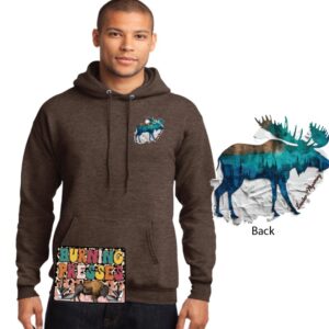 Shop Wyoming Lander, WY Moose Hoodie