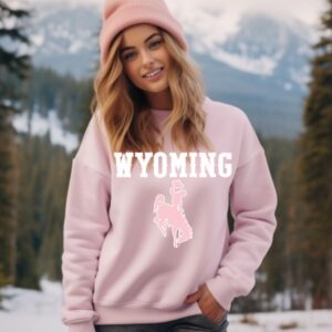 Shop Wyoming Pink Wyoming Crewneck