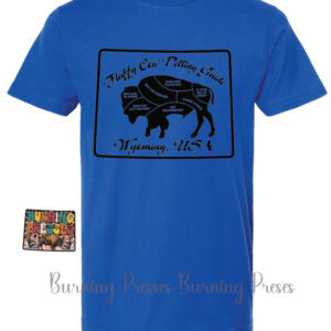 Shop Wyoming Fluffy Cow Petting Guide T-Shirt Wyoming