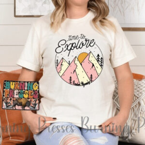 Shop Wyoming Time to Explore Lander, WY T-Shirt