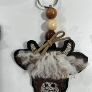 Shop Wyoming Highland Cow Key Ring