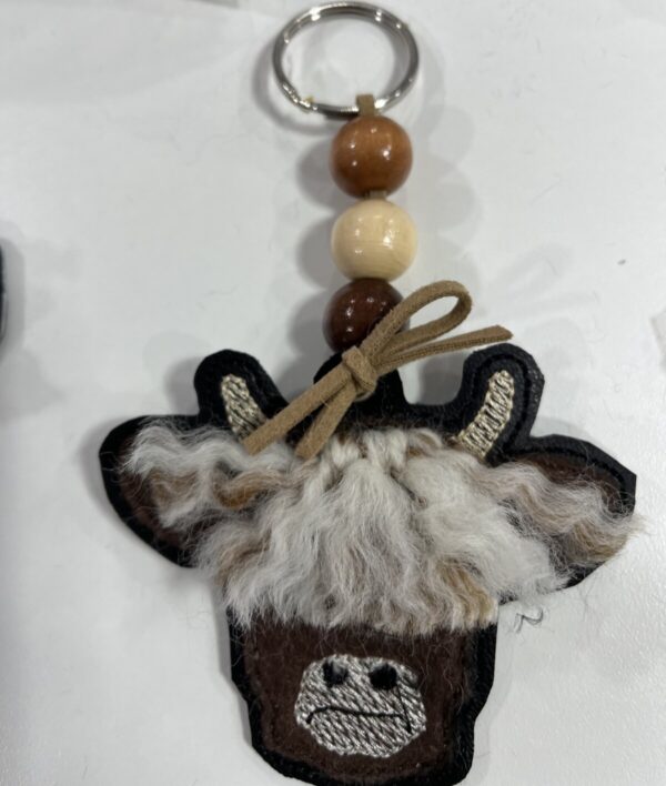 Shop Wyoming Highland Cow Key Ring