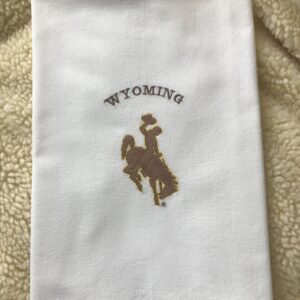 Shop Wyoming Wyoming Bucking Horse Dish Towel