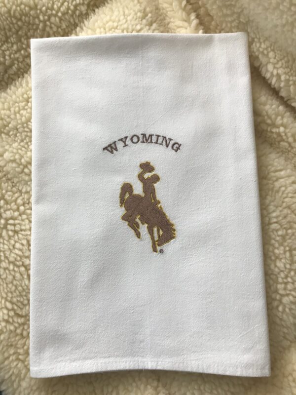 Shop Wyoming Wyoming Bucking Horse Dish Towel