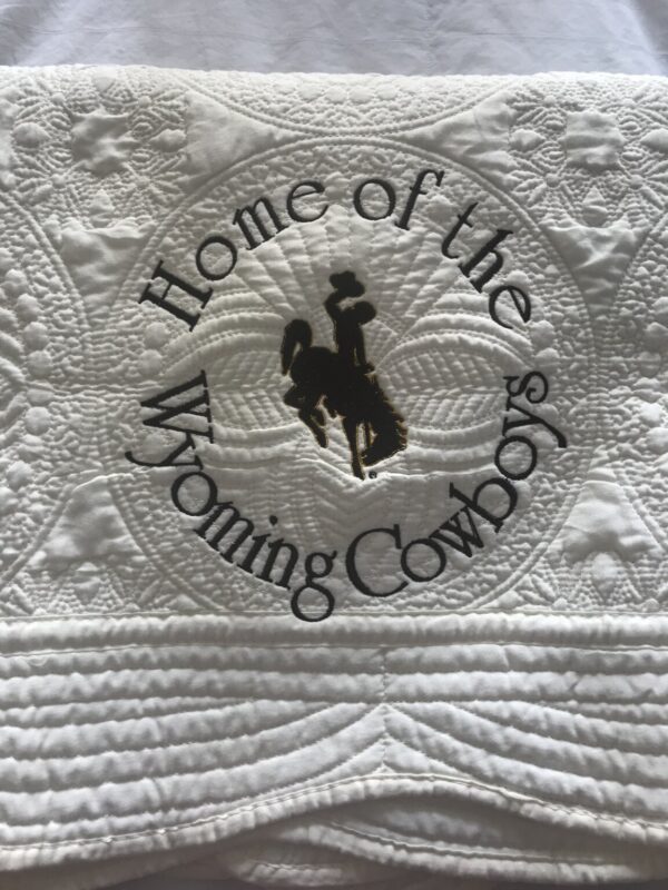 Shop Wyoming Home of the Wyoming Cowboys Quilt