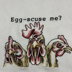 Shop Wyoming Chicken – Egg-scuse Me! Dish Towel