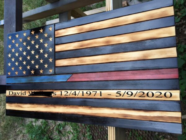 Shop Wyoming Custom American Flag Medium