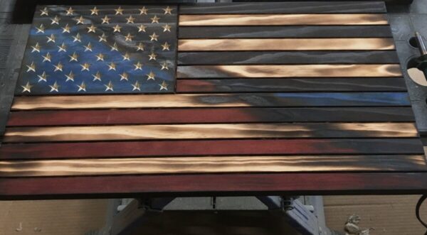 Shop Wyoming Custom American Flag Medium