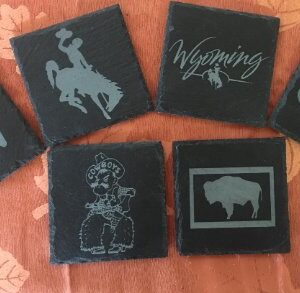 Shop Wyoming Square Wyoming Slate Coaster Set of 6