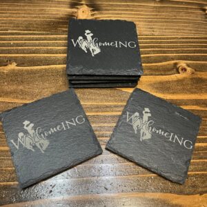 Shop Wyoming Square Wyhomeing Coaster Set