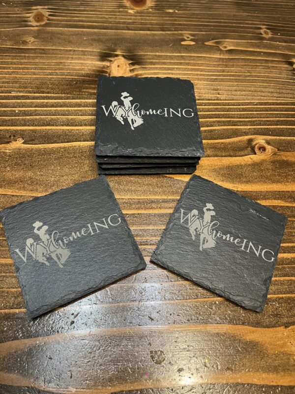 Shop Wyoming Square Wyhomeing Coaster Set